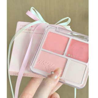 [Judydoll] Bảng Má Hồng & Bắt Sáng Judy Doll Blush and Highlight Pallete Minnacosmetics
