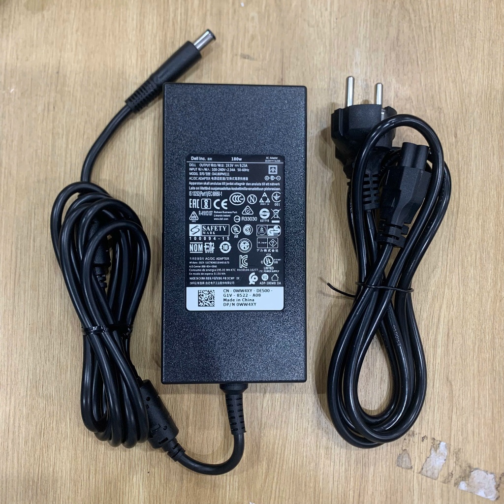 Sạc Dell Gaming Latitude, Dell XPS, Dell Precision, Dell Alienware 19.5V - 6.7A / 9.23A 130W / 180W - BẢO HÀNH 12 THÁNG