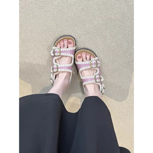 Dép Sandal Birkenstocks Quai Ngang Đi Học, Đi Biển Basic Đế Độn hàng QC