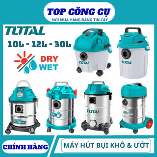 TOTAL Máy Hút Bụi khô & ướt 10L-12L-30L/ TVC10101, TVC12101, TVC12202, TVC14122, TVC13301, TVC14301
