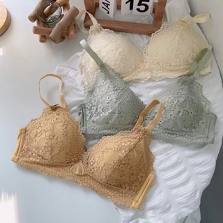 Combo 2 Áo ngực su ren hoa không gọng mút mỏng quyến rũ, nhẹ nhàng không gây bí bách khó chịu A-2004