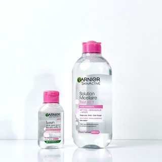 Tẩy Trang Gar.ni.er Micellar Cleansing Water Cho mọi loại da, Da Dầu, Mụn Minisize 125ml/50ml