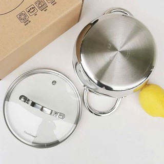 Xửng Hấp Chockmen 2 Tầng Dùng Tất Cả Bếp, Bộ Nồi Xửng Inox Cao Cấp
