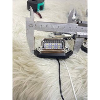 Đèn soi biển số xe tải mạ Crom12-24v led bảng số siêu sáng (1 chiếc)