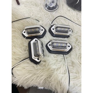 COMBO 5 đèn led soi biển số xe tải mạ Crom