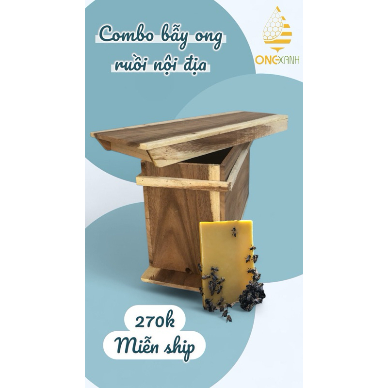 Combo bẫy ong ruồi nội địa hiệu quả không cần bắt chúa