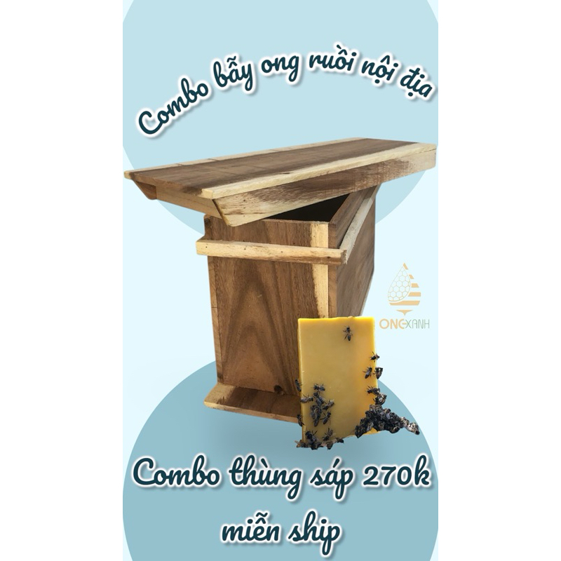 Combo bẫy ong ruồi nội địa hiệu quả không cần bắt chúa