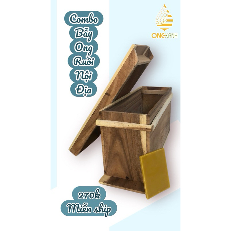 Combo bẫy ong ruồi nội địa hiệu quả không cần bắt chúa