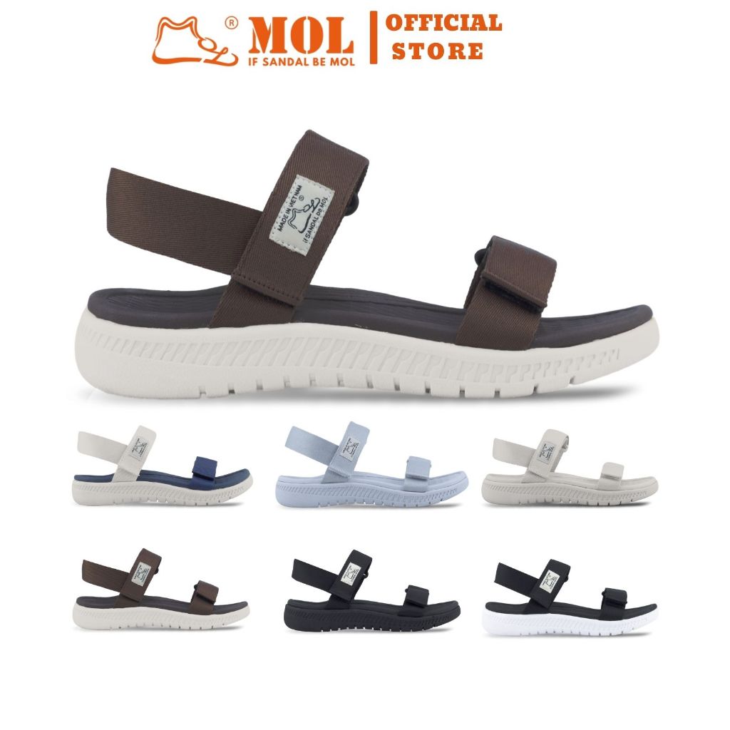 Ảnh Giày sandal Zenstep siêu nhẹ nam nữ hiệu MOL 2 quai ngang MS3 1