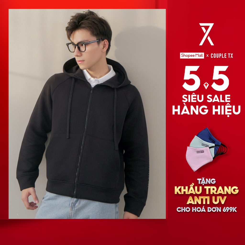 Ảnh Áo Khoác Nam Couple TX Original Thun 2 Da Form Oversize MOK 1063 1