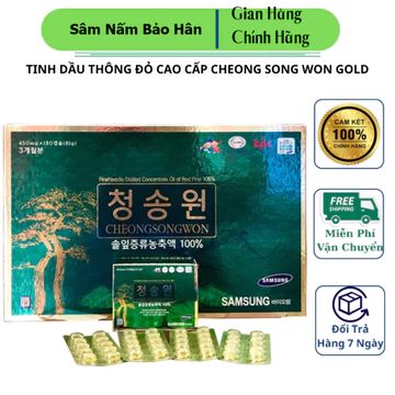 [ GIÁ SỈ ] TINH DẦU THÔNG ĐỎ CAO CẤP CHEONG SONG WON GOLD