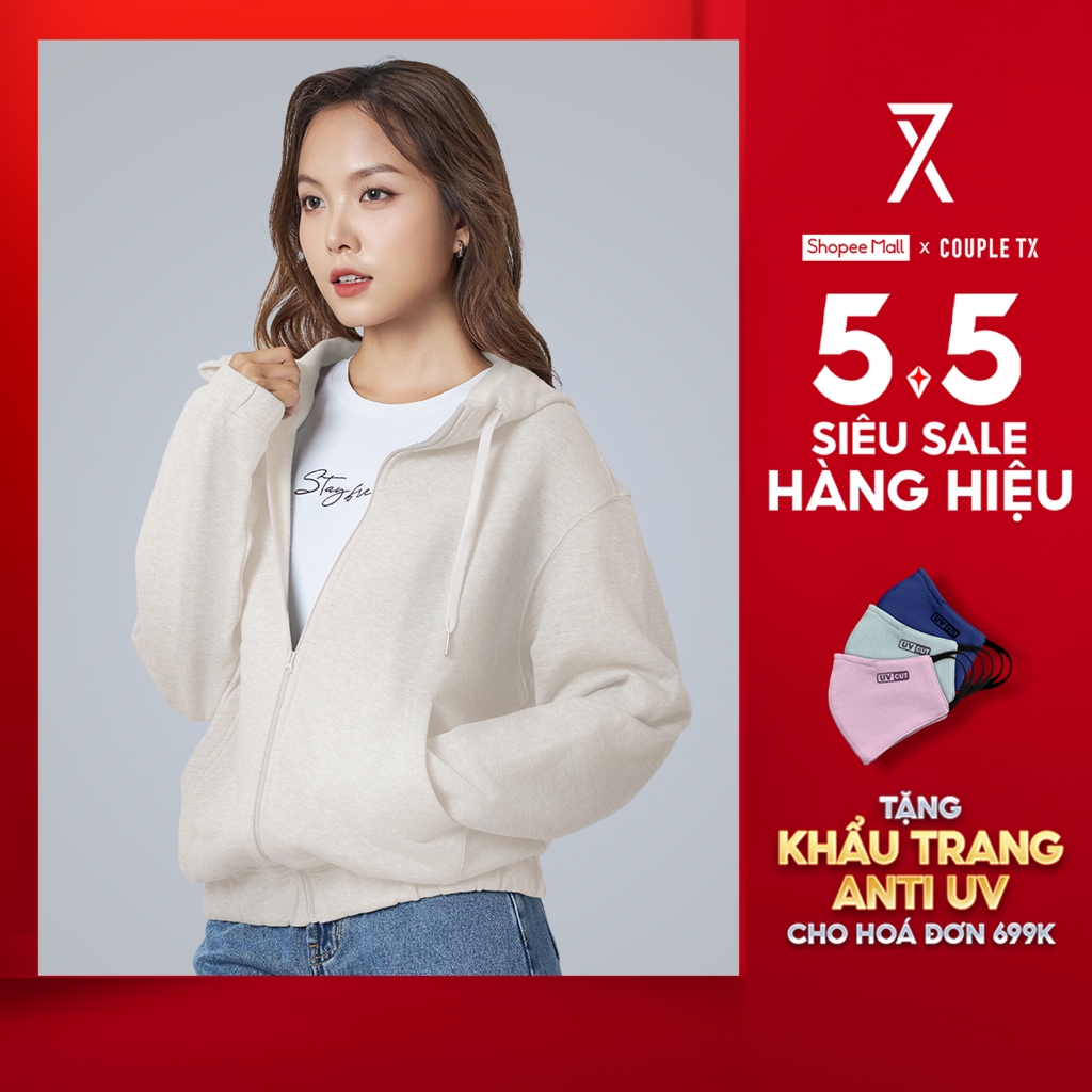 Ảnh Áo Khoác Chống Nắng Nữ Couple TX Thun Chân Cua Thời Trang EASY GIRL WOK 2056 1