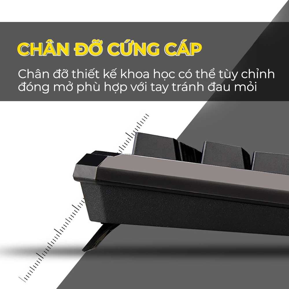 Bàn phím máy tính có dây SIDOTECH KM27Plus full size 104 phím chống ồn chống nước laptop văn phòng | BigBuy360 - bigbuy360.vn