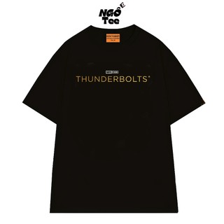 Áo Thun NGỐ TEE Logo Phim Marvel Thunderbolts Biệt Đội Sấm Sét Vải Cotton 75 Mềm Mịn Mát Mẻ