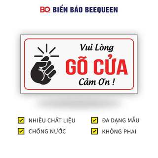 Biển báo VUI LÒNG GÕ CỬA N236