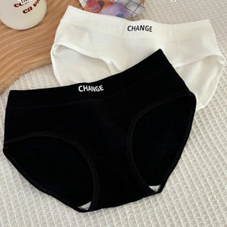 Combo 3 Quần Lót Nữ Cotton Cạp Vừa In Chữ, Quần Chip Co Giãn 4 Chiều Đáy 2 Lớp King Shop L-2430