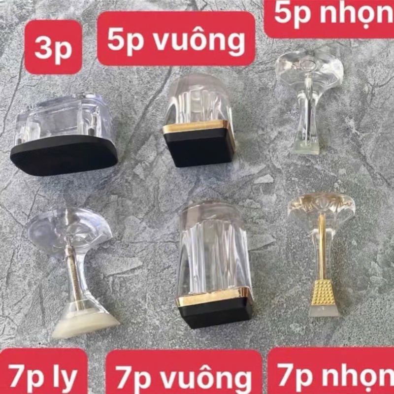 Phụ kiện dép cao gót ( 1 cái ), gót riêng bán rời cho chị em thay gót - Tặng thêm vít cố định