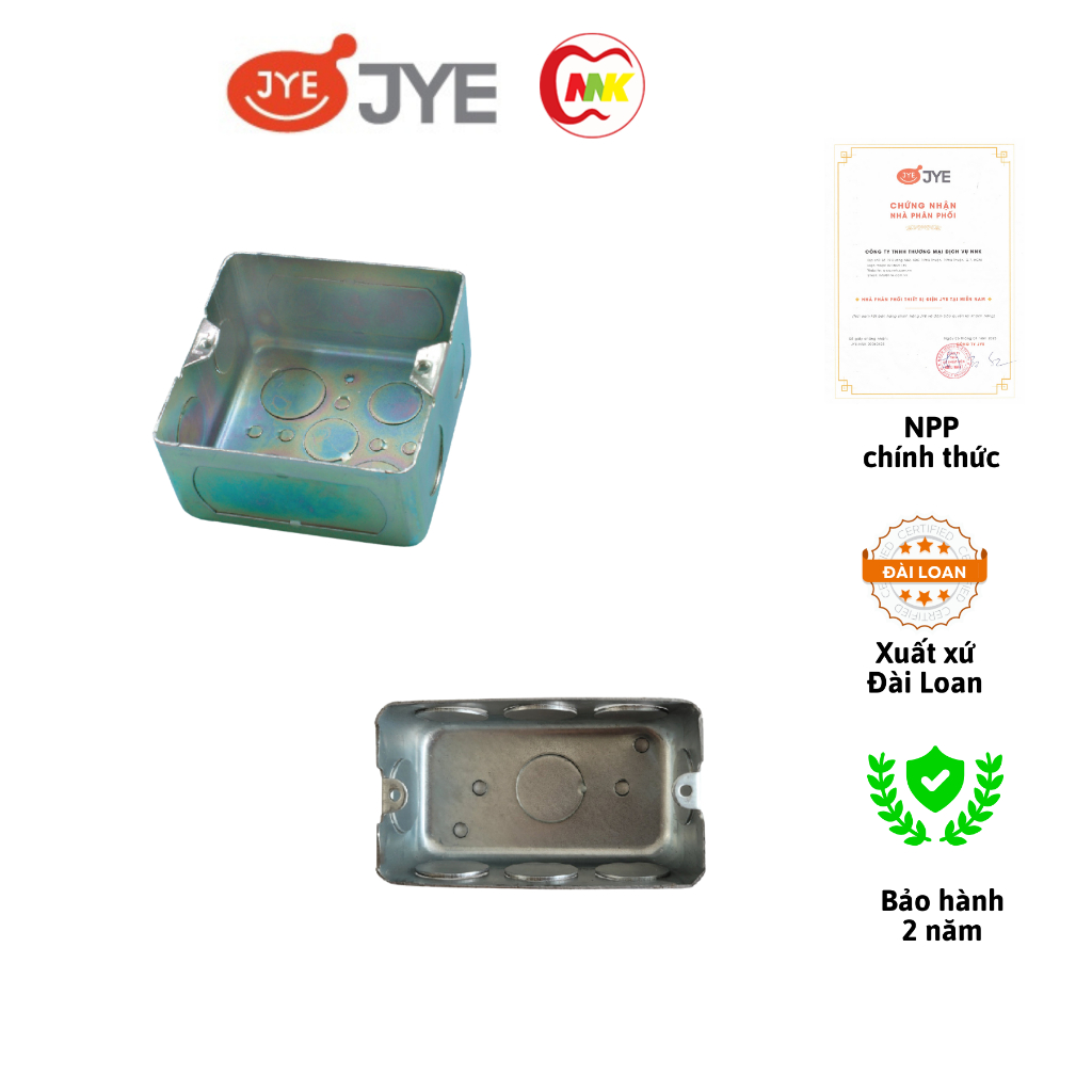 Hộp sắt âm tường / Box sắt 1P, Hộp sắt 2P, hộp sắt vuông JYE - Bảo hành ...