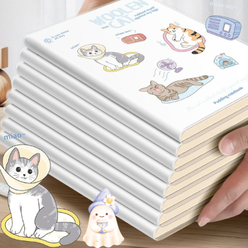 Sổ Tay A5, Tập Kẻ Ngang MESO 112 Trang 70 GSM - Vở Sinh Viên Bìa Dẻo Chống Thấm Nước, Họa Tiết Hoạt Hình Dễ Thương