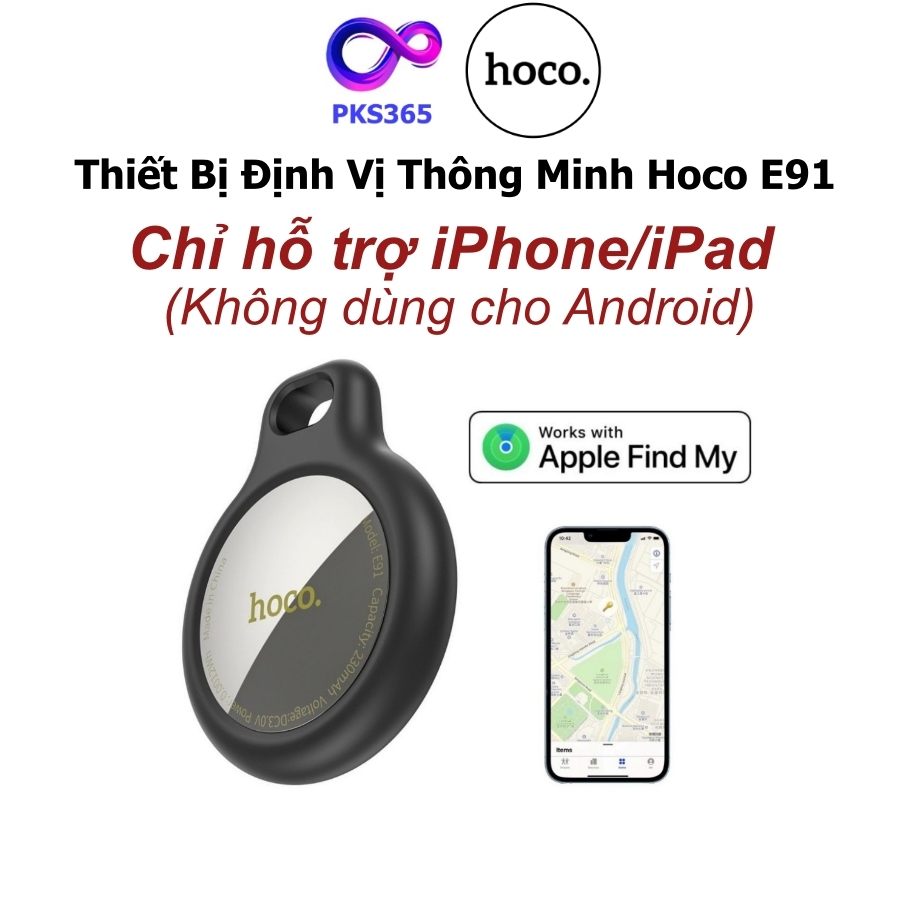 Thiết Bị Định Vị GPS Hoco E91 Chính Hãng Theo Dõi Oto, Xe Máy, Đồ Vật, Ví, Thú Nuôi - PKS