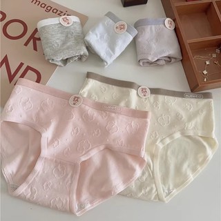 Combo 5 Quần Lót Nữ Sweet Thêu Nổi Cotton, Quần Chip Đáy 2 Lớp Thoáng Mát Mịn Da King Shop LY-01