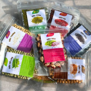 set hạt sống dùng để nấu sữa, chè, xôi...