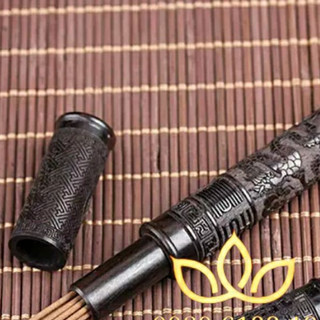 Ống nhang gỗ đàn hương khắc thần chú Đại bi