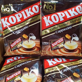 [Combo 1-2-4] Kẹo Kopiko Vị Cà Phê & Cà Phê Sữa - Bịch 140g (40 viên)