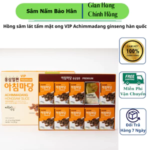 Hồng sâm lát tẩm mật ong VIP Achimmadang ginseng hàn quốc
