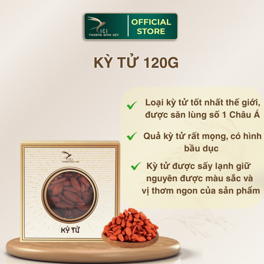 Ảnh Kỳ Tử Ninh Hạ CiCi Thượng Đỉnh Yến Nguyên Chất Tăng Cường Sức Khỏe Thanh Mát Giải Nhiệt 3