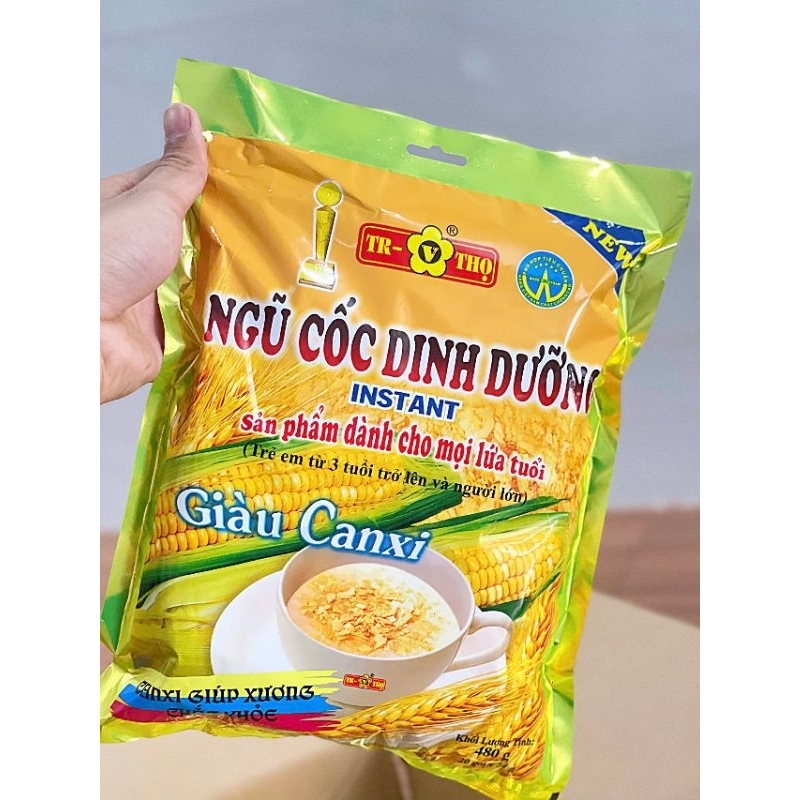 combo 2 túi NGŨ CỐC DINH DƯỠNG GIÀU CANXI túi 20 gói* 24g