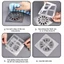 Combo 5 bịch Set 10 cái lưới lọc rác chống tắc nhà tắm, miệng cống thoát nước, chặn côn trùng 10x10cm