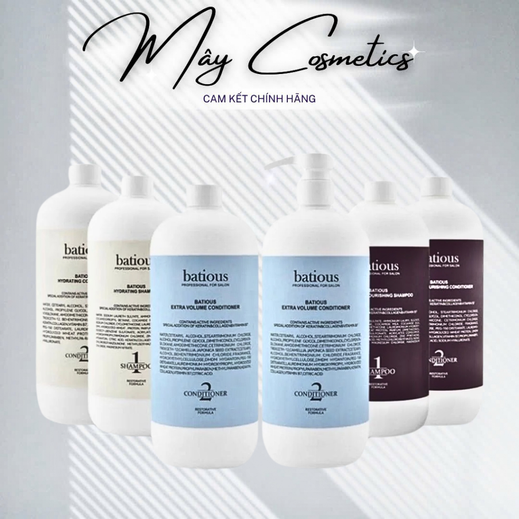 Bộ Dầu Gội Xả Batious Professional For Salon - 500ML - 960ML | Shopee ...