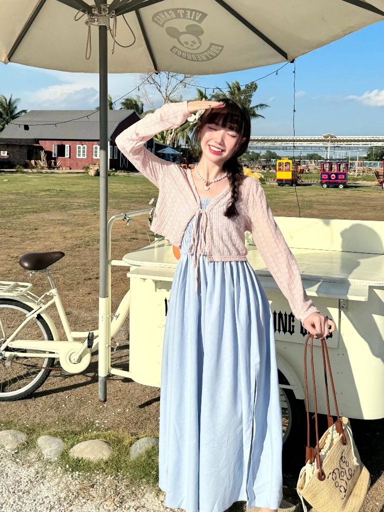 Ảnh Áo khoác cardigan thun ren GAGO nữ dáng croptop, áo khoác nữ nhẹ mùa hè phong cách dạo phố tiểu thư GA4767 1