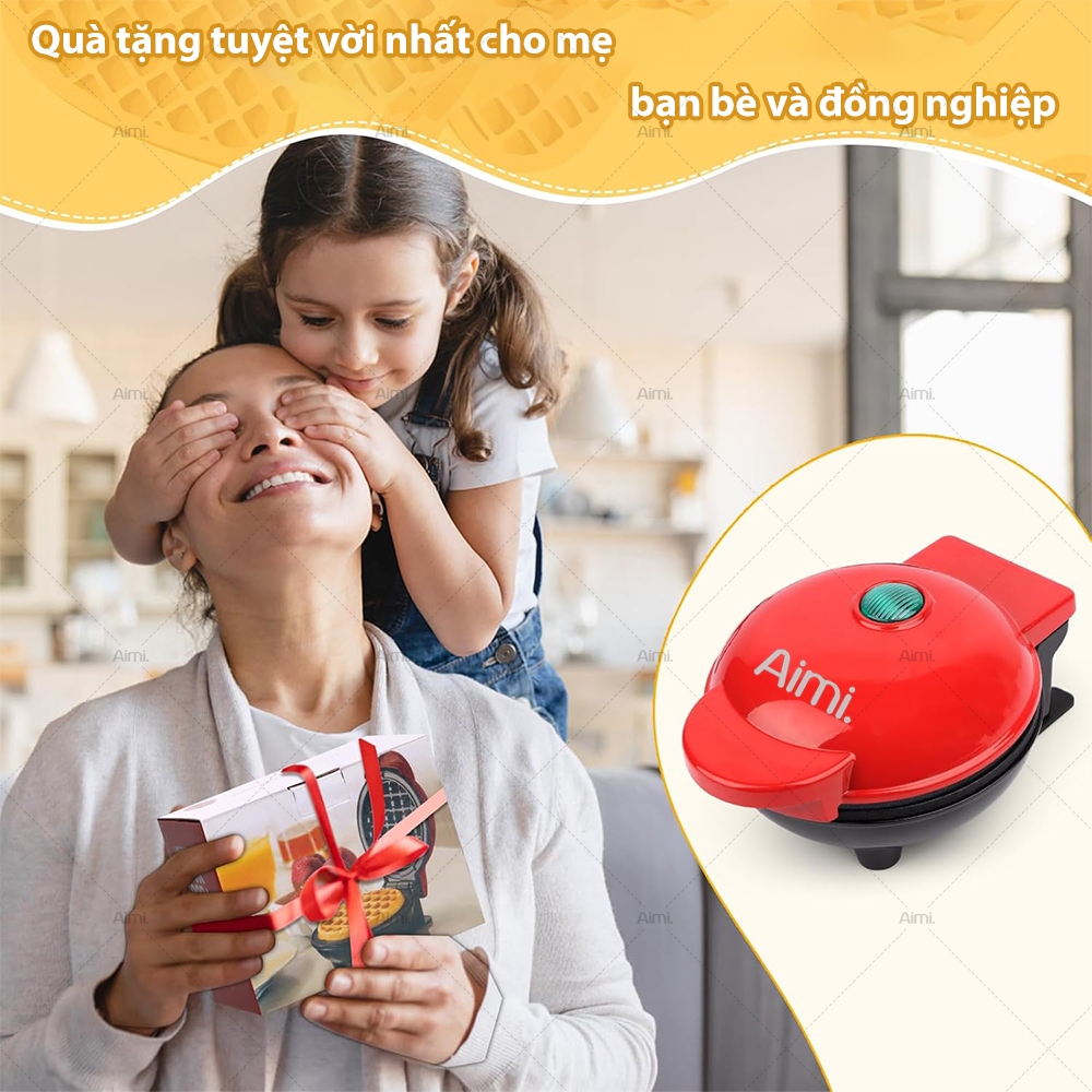 Máy Waffle hình trái tim, máy nướng bánh, máy nướng bánh mì, Hai mặt sưởi ấm, chảo không dính