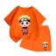 Bộ quần áo cộc tay mùa hè cho bé chất vải thun cotton co giãn mềm mịn, Hình Naruto đáng yêu