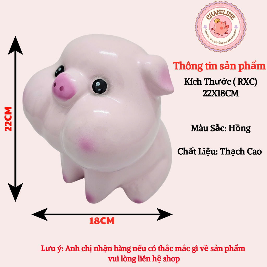 Heo Đất Lợn Đất Heo Má Phính lỗ tròn cute bánh bèo đáng yêu Ống heo tiết kiệm tiền,trang trí,quà tặng