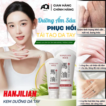Kem Dưỡng Ẩm Xoá Nhăn Da Chân Tay Hanjilian 80g, Kem Dưỡng Da Tay Khô Nứt Nẻ, Kem Trẻ Hoá Da Tay Căng Bóng, Mềm Mướt Mịn