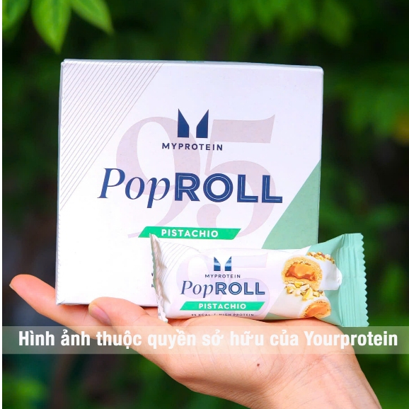 Bánh Protein : Myprotein POP Roll Vị Pistachio ( 1 Hộp 6 Bánh ...