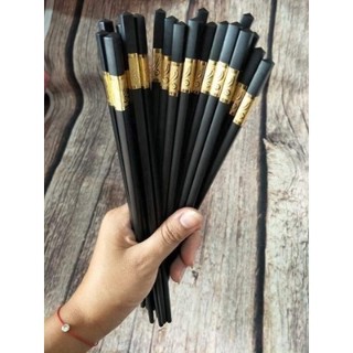 SET 10 ĐÔI ĐŨA ĐEN MẠ VÀNG CAO CẤP