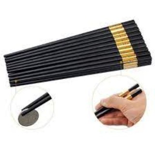 SET 10 ĐÔI ĐŨA ĐEN MẠ VÀNG CAO CẤP