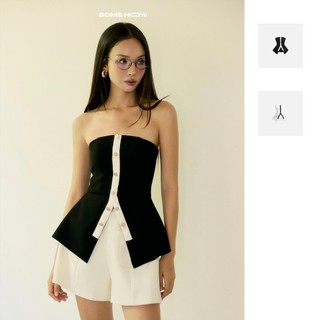 Áo Nữ Tube Peplum, Chất Vải Tuyết Nhung Thoải Mái,WKI059 SOME HOW STORE