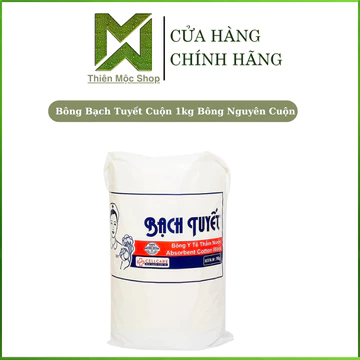 Bông Y Tế Bông Bạch Tuyết Thấm Nước Cuộn 1kg | Dùng Trong Y Tế, Phun Xăm Thẩm Mỹ Spa