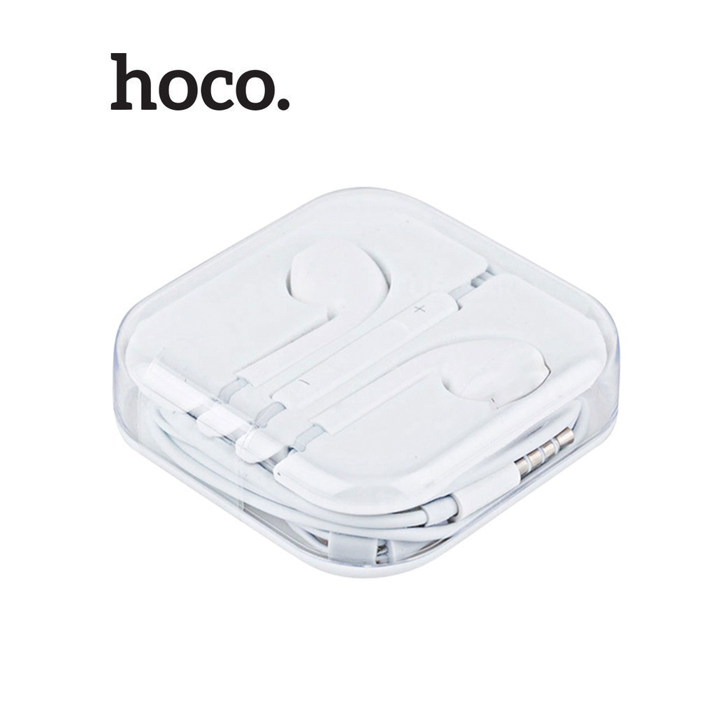 Tai nghe có dây Hoco M1 jack 3.5mm nhét tai full chức năng nghe gọi đàm thoại