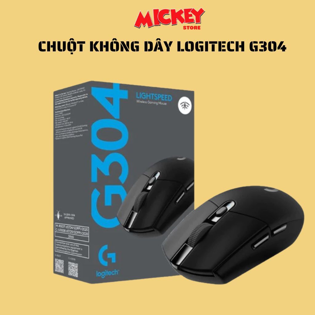Chuột không dây gaming chính hãng Logitech G304 - nhẹ, 6 nút lập trình ...