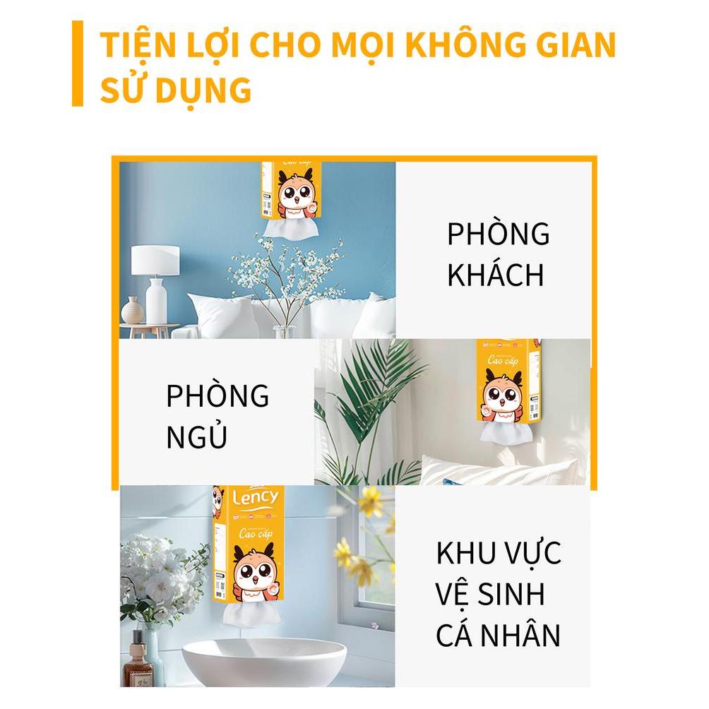 Mua giấy rút đa năng Lency cao cấp 4 lớp 1280 tờ ở đâu