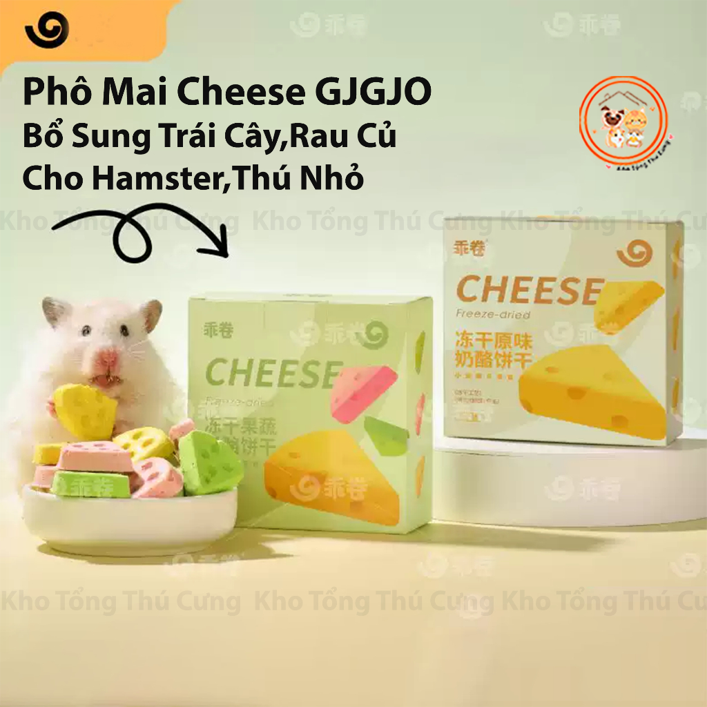 Phô Mai Cheese GJGJO sấy đông khô bổ sung thêm rau củ ,trái cây cho ...