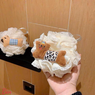 Bông tắm cún gặm xương siêu cute