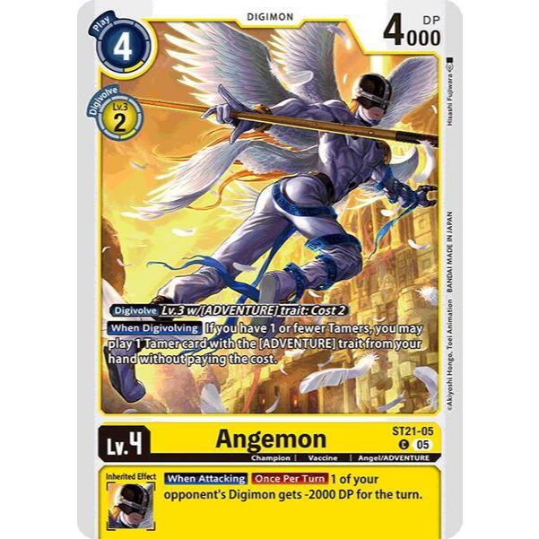 Thẻ Bài Digimon Mã ST21-05 - Angemon - Digimon - Common | Shopee Việt Nam