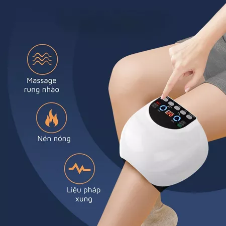 Máy Massage Đầu Gối HUMAM KM-G88 | Túi Khí 3D – Đèn Hồng Ngoại 20 Tia – Nhiệt Nén Trị Liệu 55°C